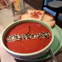 Tomato and pepper soup. at Katzentempel - Bremen in Bremen