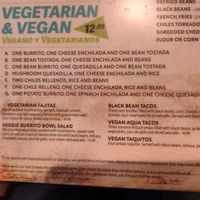 Specific menu items at Gran Rodeo in Suffolk