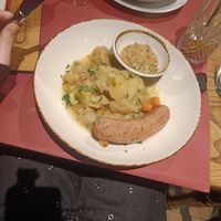 Hutspot met bonmush worst at Cafe Dudu in Heule