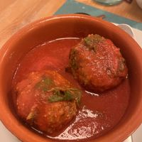 Polpette di verdure   at Hosteria La Marca in Camerano