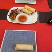 Spring rolls with sweet chilli sauce   at Thai Pan in Mallorca