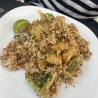 Fried rice with tofu  at Thai Pan in Mallorca