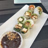 Summer rolls with tofu  at Thai Pan in Mallorca