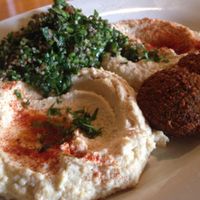 veggie platter at Lawrence's Cafe in Decatur