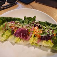 Vegan gem salad l at Farm And Fire in Santa Rosa Beach
