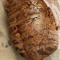 Biscoff croissant  at Rise Bakehouse in Stockton On Tees