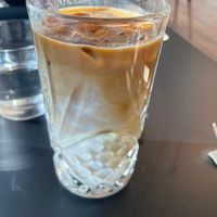 Soy iced latte  at For Change Cafe in Bellfield