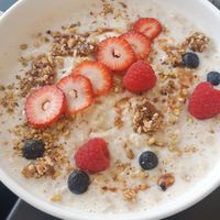 Porridge at For Change Cafe in Bellfield