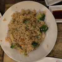 Vegetable fried rice no egg at Fujiyama in Salinas