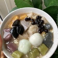 Tofu Pudding with several toppings - delicious  at Bean Jr. Pavilion in Kuala Lumpur