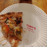 Delicious with vegan cheese at Tony's New York Pizza in Canggu