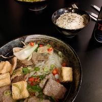 Pho + Creamy Peanut (#15 + #17 on the menu) at An Lac in Flensburg