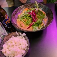 Creamy peanut with rice at An Lac in Flensburg