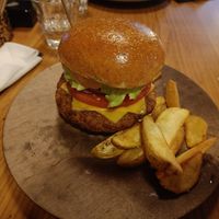 The "veggie burger" at Box Burger - Yumoto in Hakone