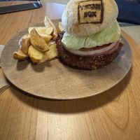 Teriyaki veggie burger   at Box Burger - Yumoto in Hakone