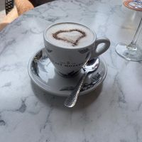 Cappuccino with oat milk   at Café Mozart in Mallorca