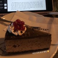 Vegan mint chocolate cake  at Robert's Coffee in Oulu