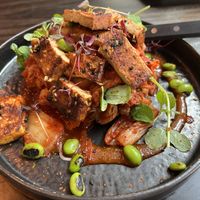 Crispy avocado stack vegan  at Tampopo - Wimbledon in South West London