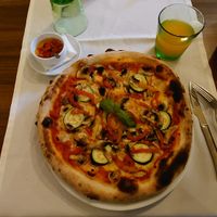 Pizza at La Famiglia in Tatranska Lomnica