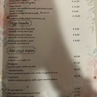 vegan menu   at Il Giardino in Mantova