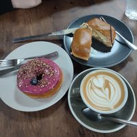 Doughnuts from doh at Three of Cups in Glasgow