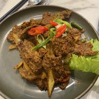 Vegan lamb rendang   at Kampong Ah Lee in Edinburgh