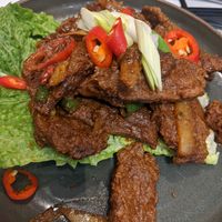 Vegan rendang lamb at Kampong Ah Lee in Edinburgh