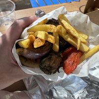 Vegan wrap   at Nixos Greek Street Food in Edinburgh