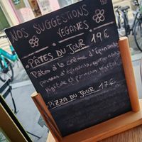 Menu of the day at Martha Pizze Amore in Paris