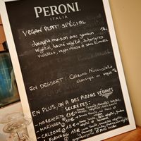 Menu of the week at Martha Pizze Amore in Paris