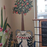 Cute little restaurant at Martha Pizze Amore in Paris