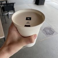 The hot chocolate - generous serving size!!  at Qraftwerk in Grindelwald