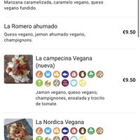 Vegan galettes  at La Crepe Bretonne in Barcelona