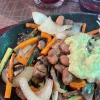 Vegan fajitas  at El Burrito in Cagliari