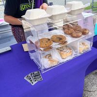Some offerings at Vegan Street Party at The Baked Vegan - Pop-Up in Gainesville