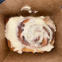 Baked Vegan cinnamon roll (must have)  at The Baked Vegan - Pop-Up in Gainesville