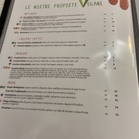 Veg menu  at 48h Pizza Gnocchi Bar in Sant Antonino Di Susa