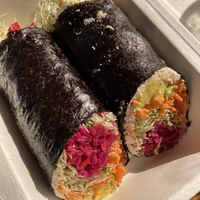 Raw Nori Rolls at Sweet Cane Cafe in Hilo