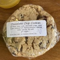 Amazing vegan/gf cookie!   at Sweet Cane Cafe in Hilo