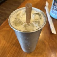 Coconut limeade cane juice   at Sweet Cane Cafe in Hilo