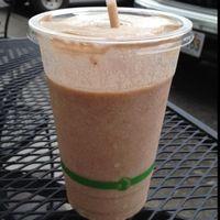Durian/Cacao Smoothie at Sweet Cane Cafe in Hilo