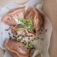 Tofu dumplings, quite good at Peng Dumplings in Basel