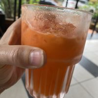 Orange Carrot Ginger Juice #Veganuary at Tiny Food Cafe in Kuala Lumpur