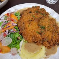 Mushroom Schnitzel at Tiny Food Cafe in Kuala Lumpur