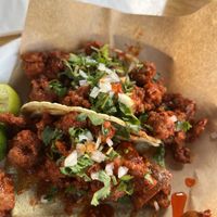 Vegan chorizo tacos  at Chaparro in Berlin