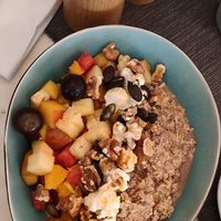Vegan muesli at Tillys Café in Wiesbaden