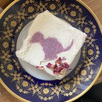 Red velvet cake   at Forest Park in Leipzig