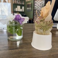 Baklava ice cream @ YYC ice cream fest  at Apprentice Cafe in Calgary