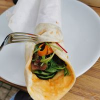 Wrap mit selbstgemachtem Teig at Mondello in Ladenburg