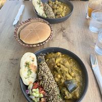 vegan chickpea curry   at Ayaso in Marrakech